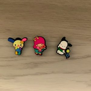 3 pc croc charms